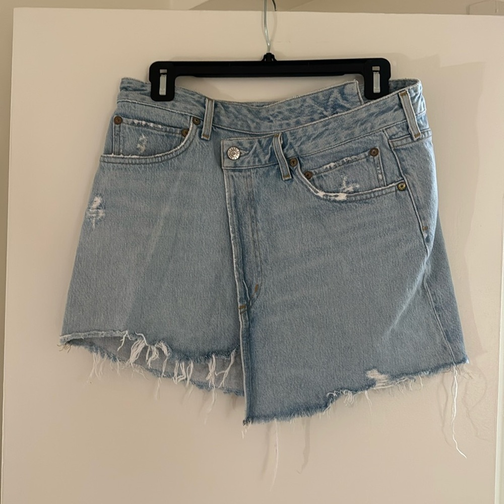 Agolde Asymmetrical Skirt